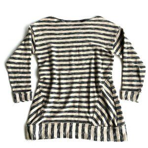 Soft Surroundings Marina Striped Boat Neck Sweater
